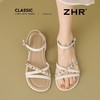 ZHR则则超软轻便凉鞋女2025夏季新款网红洋气ins女鞋高级矮跟凉鞋 商品缩略图1