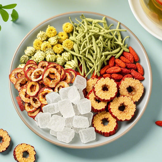 光雾良源金银花菊花枸杞茶96g（8g*12袋)/盒 商品图3