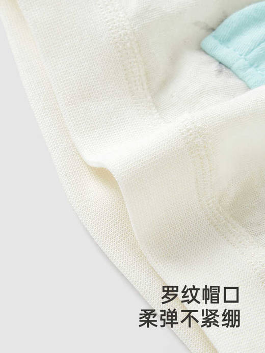 英氏婴儿帽子夏季轻薄凉感2025新款新生儿胎帽小圆帽YLSJJ2R006A 商品图4