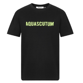 【海信嘉年华】Aquascutum雅格狮丹圆领短T 01黑色