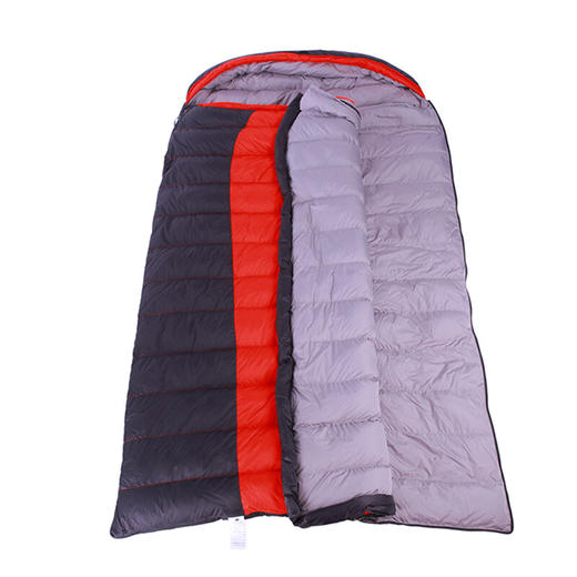 BlackCrag/黑岩并蒂莲 双人信封羽绒睡袋户外登山露营羽绒被 800蓬白鹅绒 商品图4