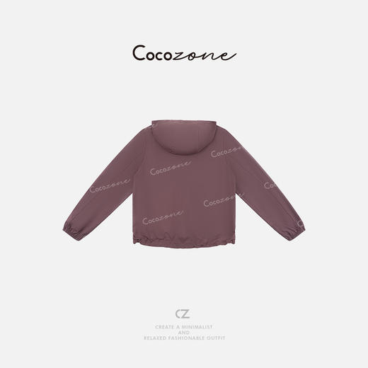COCO ZONE 刘一一  轻盈舒适透气拉链连帽外套CD2A1198 商品图1