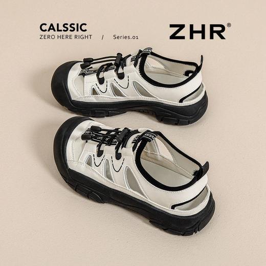 ZHR则则厚底户外登山鞋女2025夏季小个子内增高休闲鞋百搭溯溪鞋 商品图8