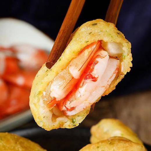 【外酥里嫩！鲜香可口】海苔鲜虾饼鳕鱼虾仁250g儿童早餐冷冻半成品果蔬鲜商用半成品食材。ry 商品图1