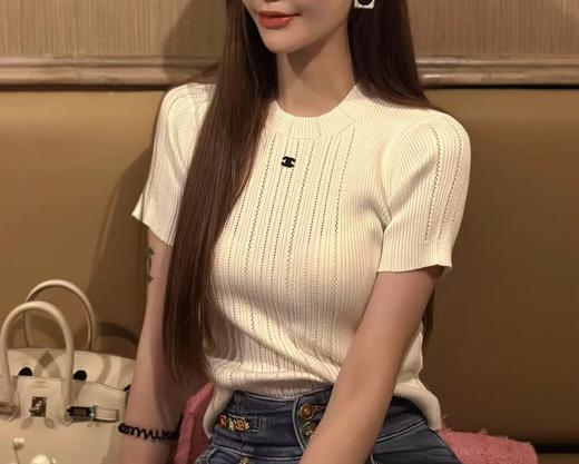 好货可以先囤！ 工厂特价出 ！小香针织短袖T恤！ 商品图2