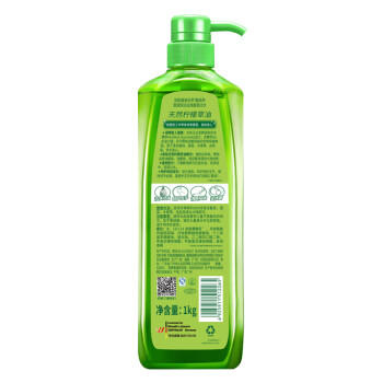 妈妈壹选天然餐具净柠檬草1kg洗洁精洗涤灵A类食品用果蔬清洗剂宝宝用去油 /家庭清洁/纸品 /家庭环境清洁 /洗洁精 商品图2