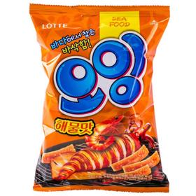乐天海鲜味薯条75g롯데 오잉 해물맛