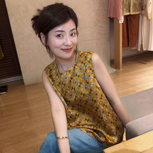 【部分现货】良木礼香云纱背心（4906826） 商品图4