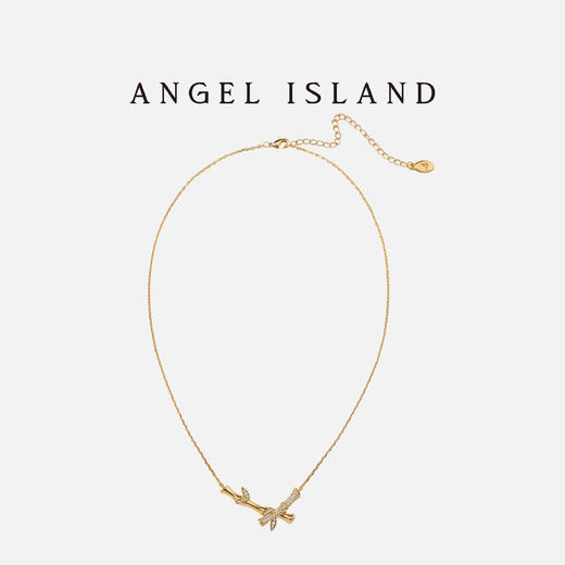 ANGEL ISLAND 「竹吟」竹节项链拉丝锁骨链 商品图5