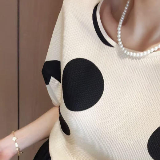 【预售7天】良木礼真丝波点上衣（5081） 商品图1