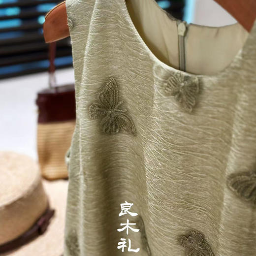 【卖完下架】良木礼天丝连衣裙（07987） 商品图3