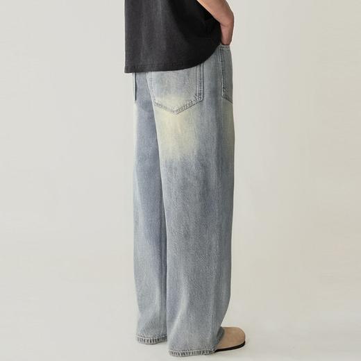 gxg.jeans男装 时尚复古水洗工艺宽松时尚牛仔长裤 25年夏热卖 商品图1