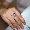 2.05ct刻面蓝宝石戒指吊坠 商品缩略图3