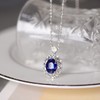 2.05ct刻面蓝宝石戒指吊坠 商品缩略图1