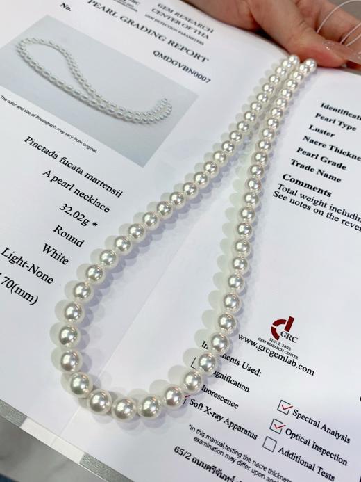 7mm-8mm akoya珍珠项链 商品图0