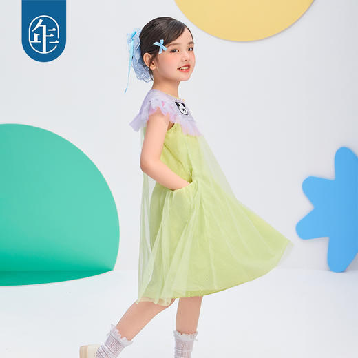 年衣童装无袖连衣裙2025夏季新款女童甜美公主盼达囡囡连衣裙 商品图3