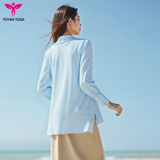 悠妍宽松长袖UPF50+防晒衬衣FS25528 防紫外线衬衫女款开衫防晒衣薄款外套 商品图1