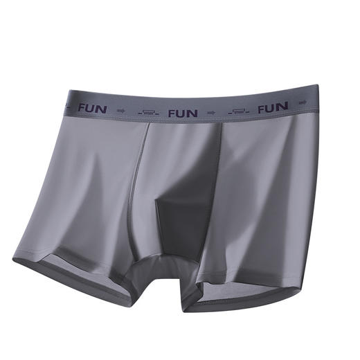 【裸感冰丝，清爽一夏❄拍1发3！】男士必备！80支抗菌冰感内裤，轻薄无痕，舒适到底！冰感无痕来袭 薄款男士内裤纯色平角裤 冰丝男生抗菌四角短裤头  商品图7