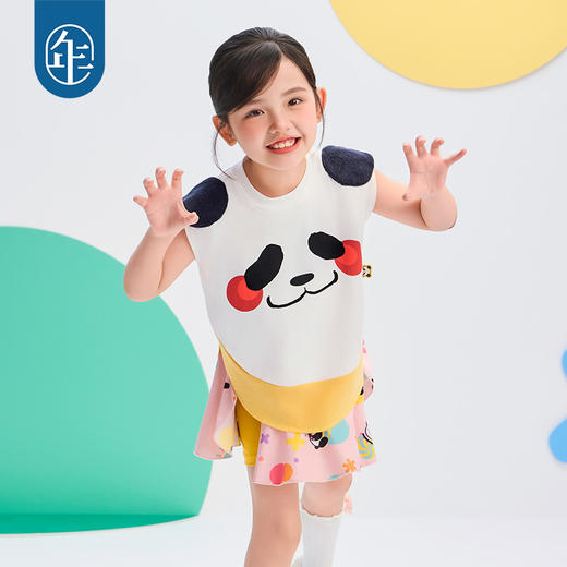 年衣童装儿童马甲2025新款夏凉感背心男女童无袖盼达乐园马甲 商品图2