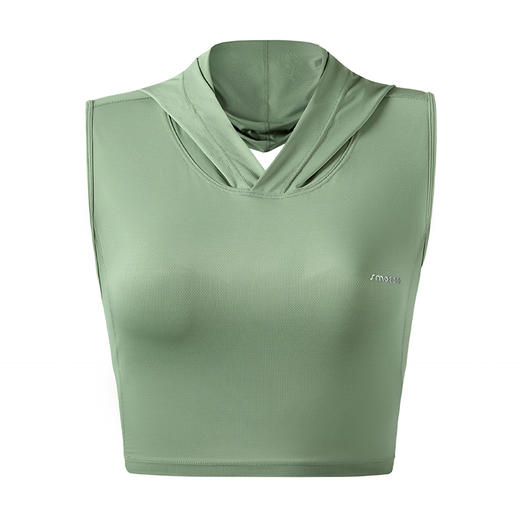 【水沐618】水沐伊朵夏季运动连帽背心女无袖上衣5881 商品图7
