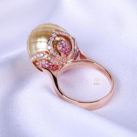 【荷美】刻面金珠戒ZZ12503050 商品图6