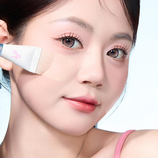 尔木萄鱼尾薄弧一字型粉底刷 商品图3