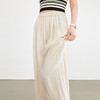 【专属特价】熙世界淡人穿搭九分阔腿山本裤女夏薄款高腰宽松直筒哈伦亚麻裤子 商品缩略图3