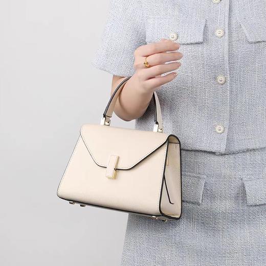 【预售3天】2025新款高级感小众通勤凯丽包时尚手提包单肩斜挎女包609-6228 商品图1
