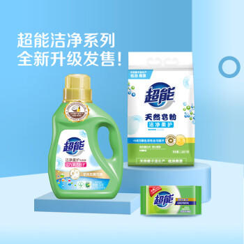 超能 洁净柔护(鲜艳亮丽)洗衣液 自然清香 750g*1瓶 温和不刺激 /家庭清洁/纸品 /衣物清洁 /普通洗衣液 商品图4