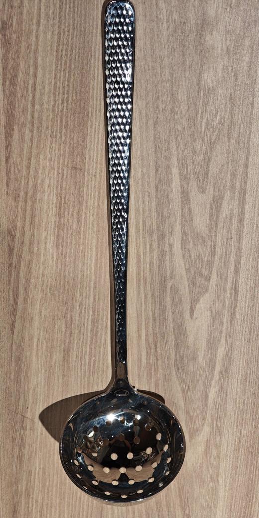 银貂威廉锤点镜面原色汤勺/漏勺29cm【不支持补差，非质量问题不退不换】S 商品图1