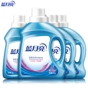 蓝月亮深层洁净洗衣液10斤全瓶装:2kg瓶+1kg瓶*3 薰衣草香 强效去污  /家庭清洁/纸品 /衣物清洁 /普通洗衣液 商品图1