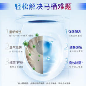 蓝月亮强效厕清500g*2瓶 洁厕液洁厕灵 马桶清洁剂 除菌去污去重垢 /家庭清洁/纸品 /家庭环境清洁 /洁厕灵