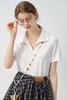  【黑白格子不规则半身裙➕娃娃领正肩T恤】不规则宽松的版型显瘦又藏肉肉，甜酷风造型 简约韩系氛围感穿搭 商品缩略图1