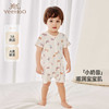 英氏婴儿衣服牛奶丝抗菌连体衣短袖爬服2025夏季新品YLABJ2R001A YLABJ2R002A 商品缩略图0