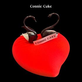 最炙热的爱～拉糖天鹅慕斯蛋糕（冰淇淋夹心）