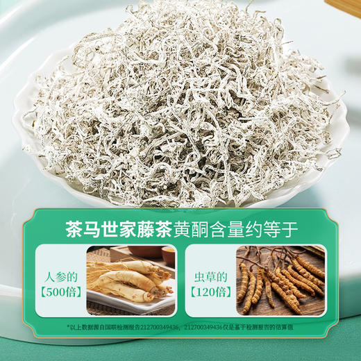【2025新茶】茶马世家恩施藤茶2025新茶来凤土家特产龙须芽尖藤茶56g 商品图1