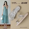 ZHR水钻凉鞋女2025新款超仙夹趾拖鞋爆款轻便两穿一脚蹬沙滩凉鞋 商品缩略图1