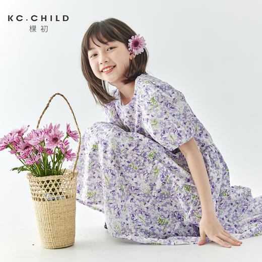 棵初碎花连衣裙876K256073CD 商品图0