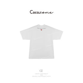 COCO ZONE 刘一一  【100棉】圆领简约复古通勤风短袖T恤CD1A0882