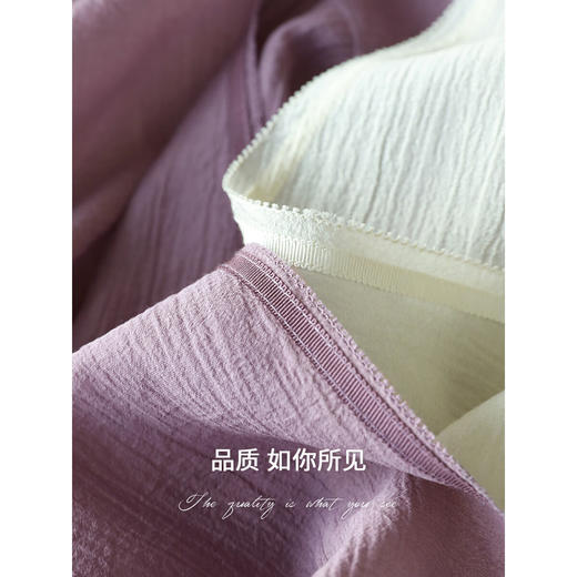 COCOBELLA重工对丝梅子色短外套女夏蝙蝠袖遮阳开衫SC7077-3 商品图4