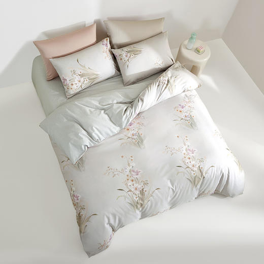 罗莱家纺月白花香全棉四件套 商品图4