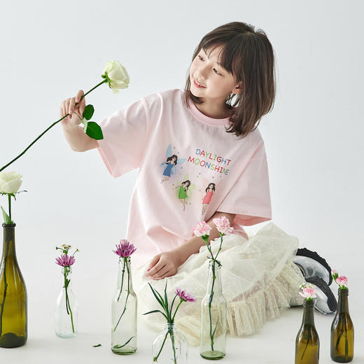 棵初趣味印花短袖T恤860K256063CD 商品图1