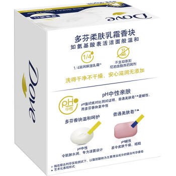 多芬(DOVE)香皂柔肤乳霜香块90gx3 /个人护理 /身体护理 /香皂 商品图1
