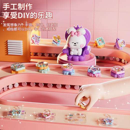 【女孩的梦想魔法盒✨】153件DIY手工套装，开启创意无限的梦幻之旅💖！奶油胶贴纸机+百变魔法书🎁，送礼就选它每个女孩的梦中礼物🎁3D魔法DIY贴纸机创意儿童玩具百变魔法书咕卡礼盒 商品图1