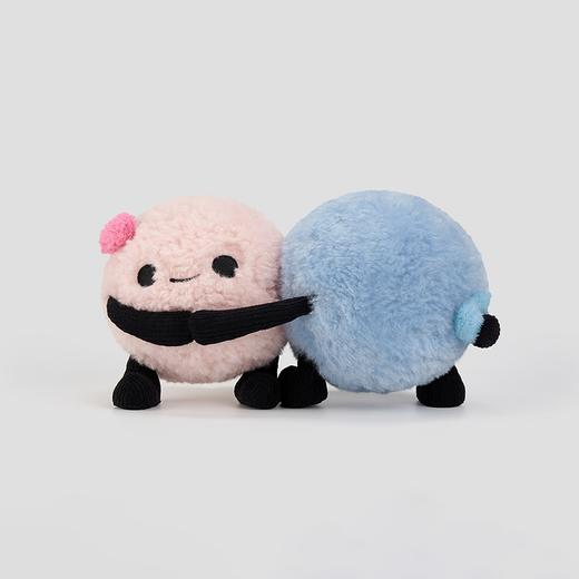 GOODBAI GOODEES爱心双色拼接毛绒玩偶 商品图1