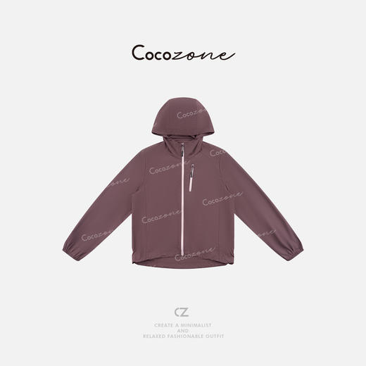 COCO ZONE 刘一一  轻盈舒适透气拉链连帽外套CD2A1198 商品图0