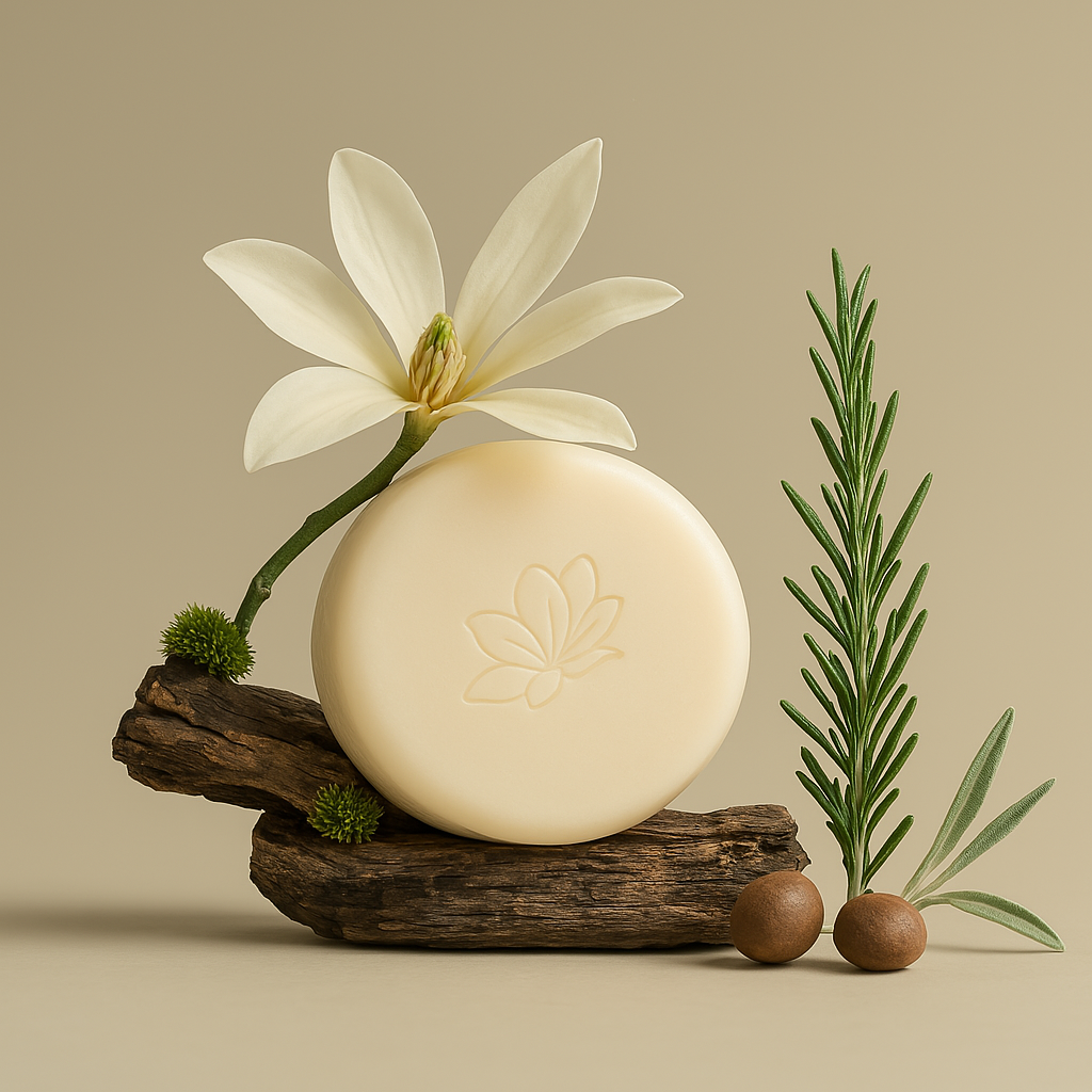 洄 净玉洁面皂 | 75g/块 手工冷制皂 白玉兰花纯露精油香氛 温润养肤 45天晾晒 洗手沐浴全身可用 自营