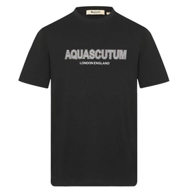 【海信嘉年华】Aquascutum雅格狮丹圆领短T 01黑色