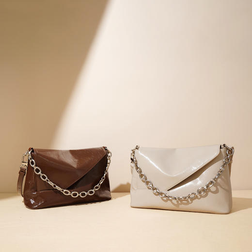 【预售3天】2025新款百搭ins方形女包高级简约拉链单肩斜挎包X9207 商品图0