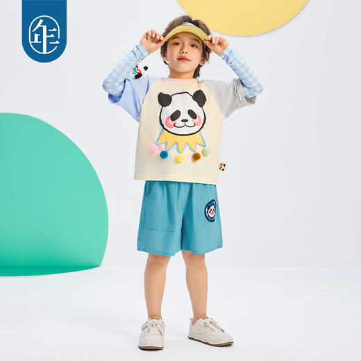 年衣童装2025新款布朗盼达短裤 | 百搭五分裤、运动休闲、亲肤舒适、穿出萌娃时尚范 商品图3